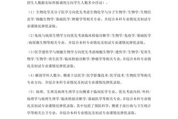 暗网禁区
2019年硕士研究生基础医学专业调剂细则